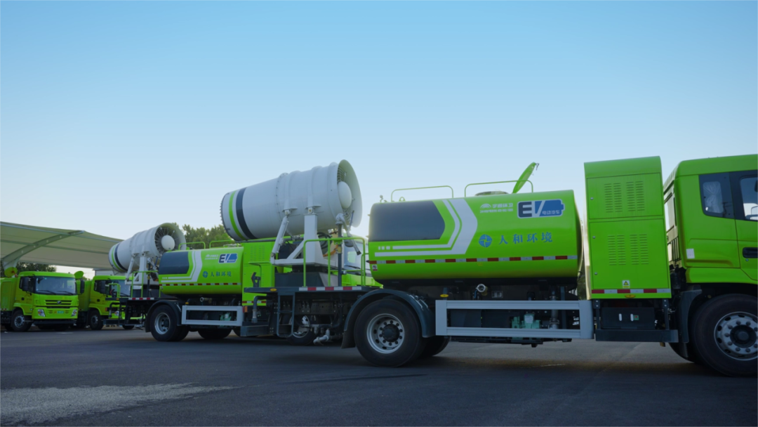 绿变石家庄，，电动先锋┃pg电子环卫助力“国际庄”环卫车辆周全电动化